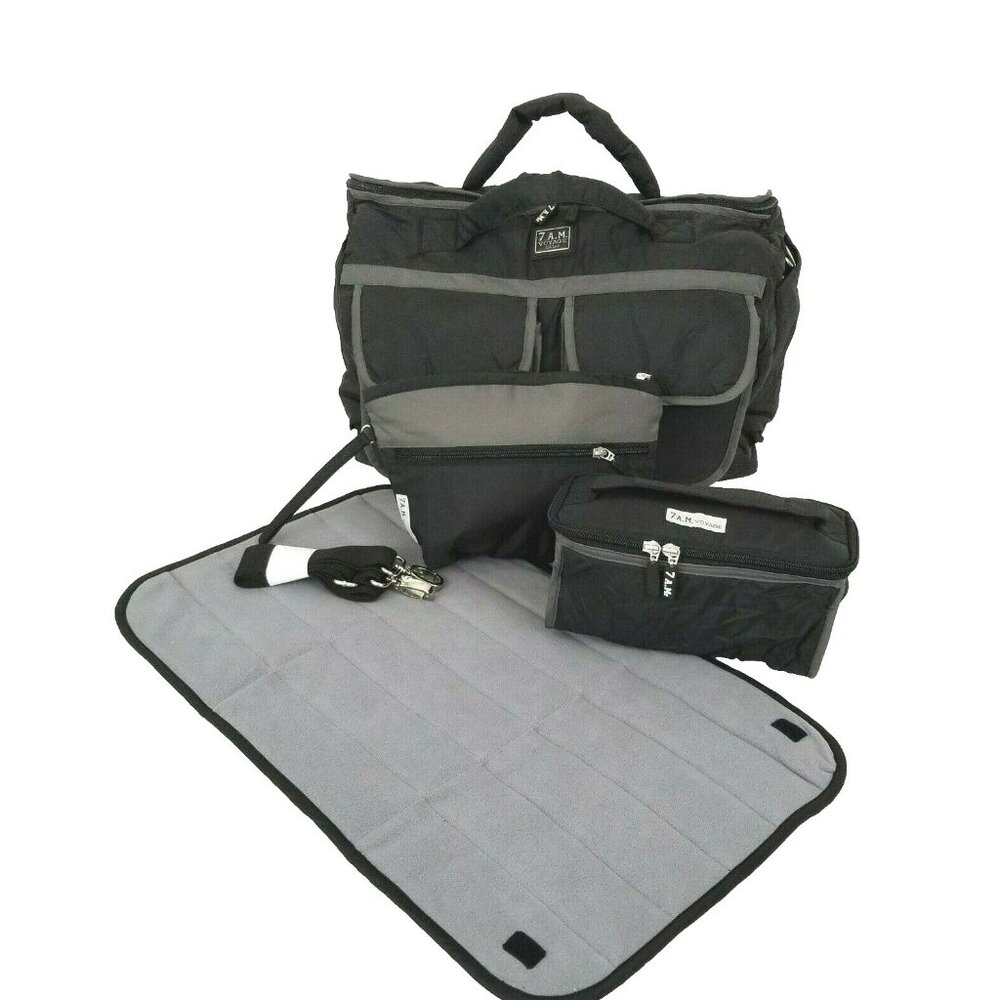 7AM Voyage Diaper Bag Changing Pad Water Repellent Lunch Box Accessories NEW